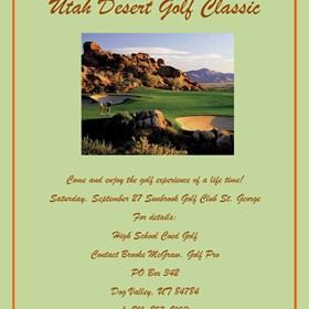 Desktop Publishing : Utah Desert Golf Classic