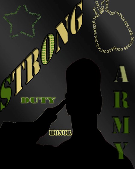 Desktop Publishing : Army Strong